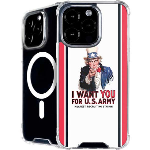 Uncle Sam Vintage War Poster iPhone 16 Pro MagSafe Case